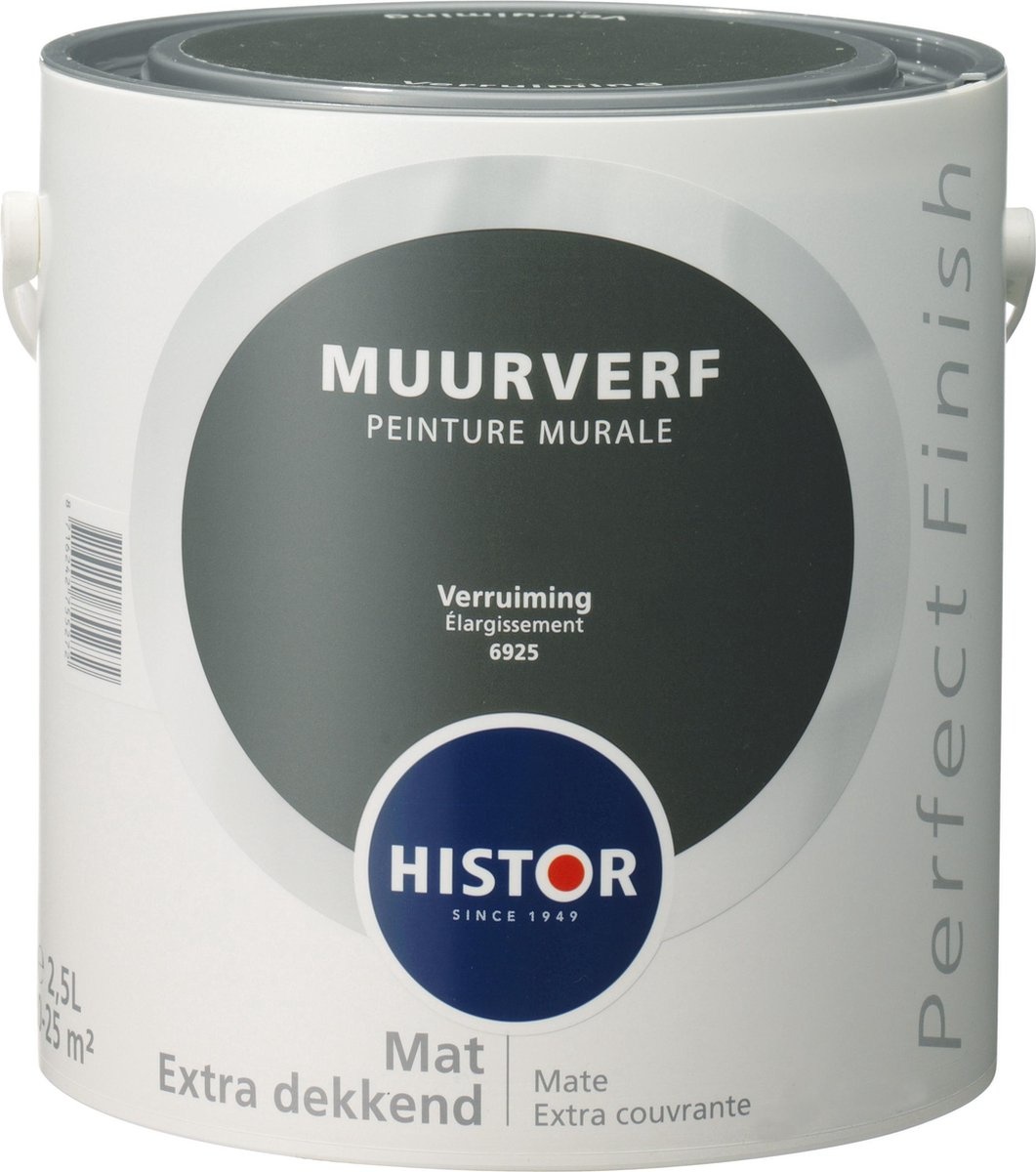 Wonder Tolk lelijk Histor Perfect Finish Muurverf Mat - Verruiming - 2,5 liter kopen? |  Korting tot 40% - De Verfzaak