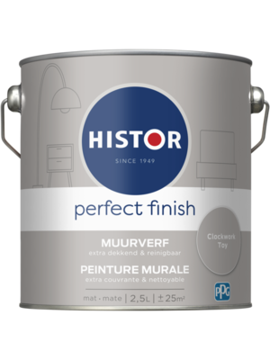 Histor Perfect Finish Muurverf Mat - Clockwork Toy - 2,5 liter