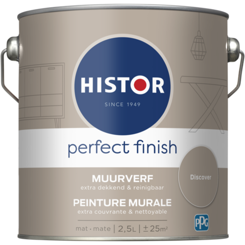 Histor Perfect Finish Muurverf Mat - Discover - 2,5 liter