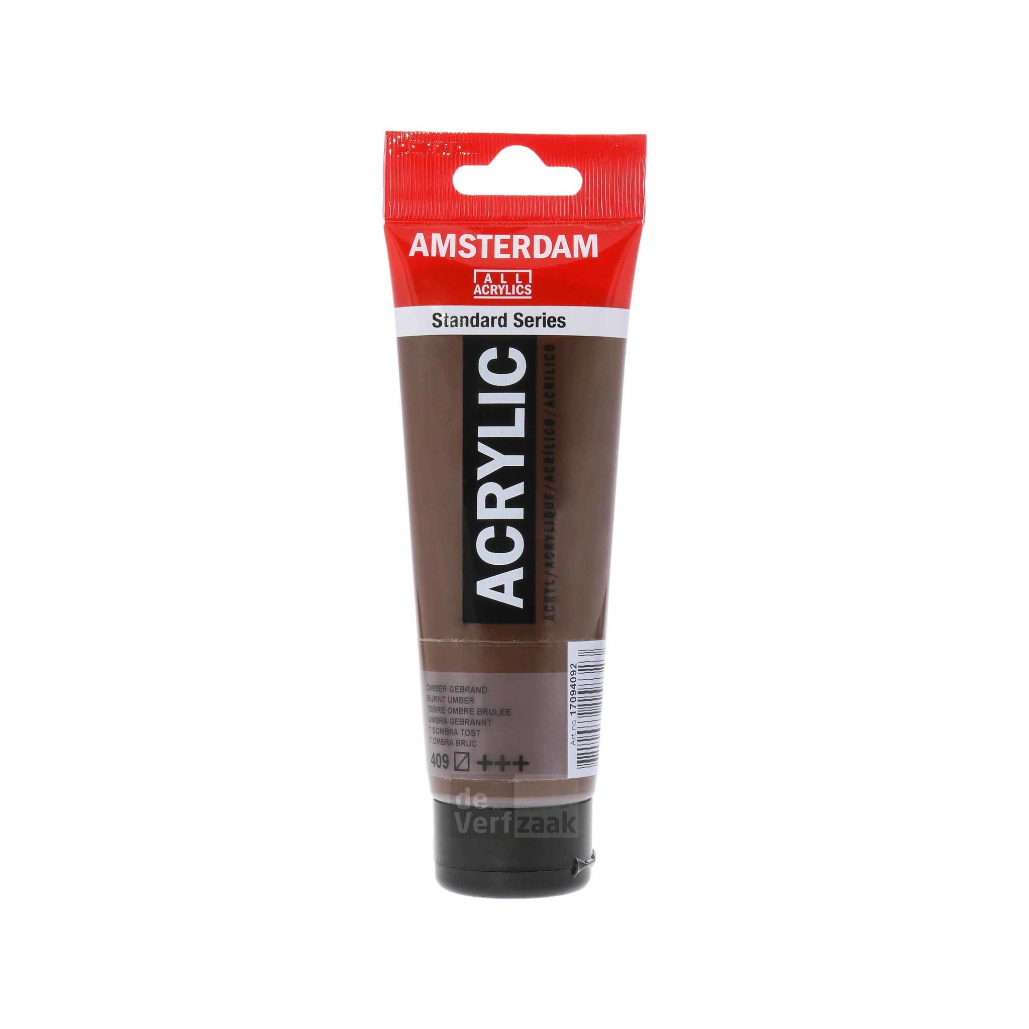 Royal Talens Amsterdam Acrylverf 120 ml - Omber Gebrand 409