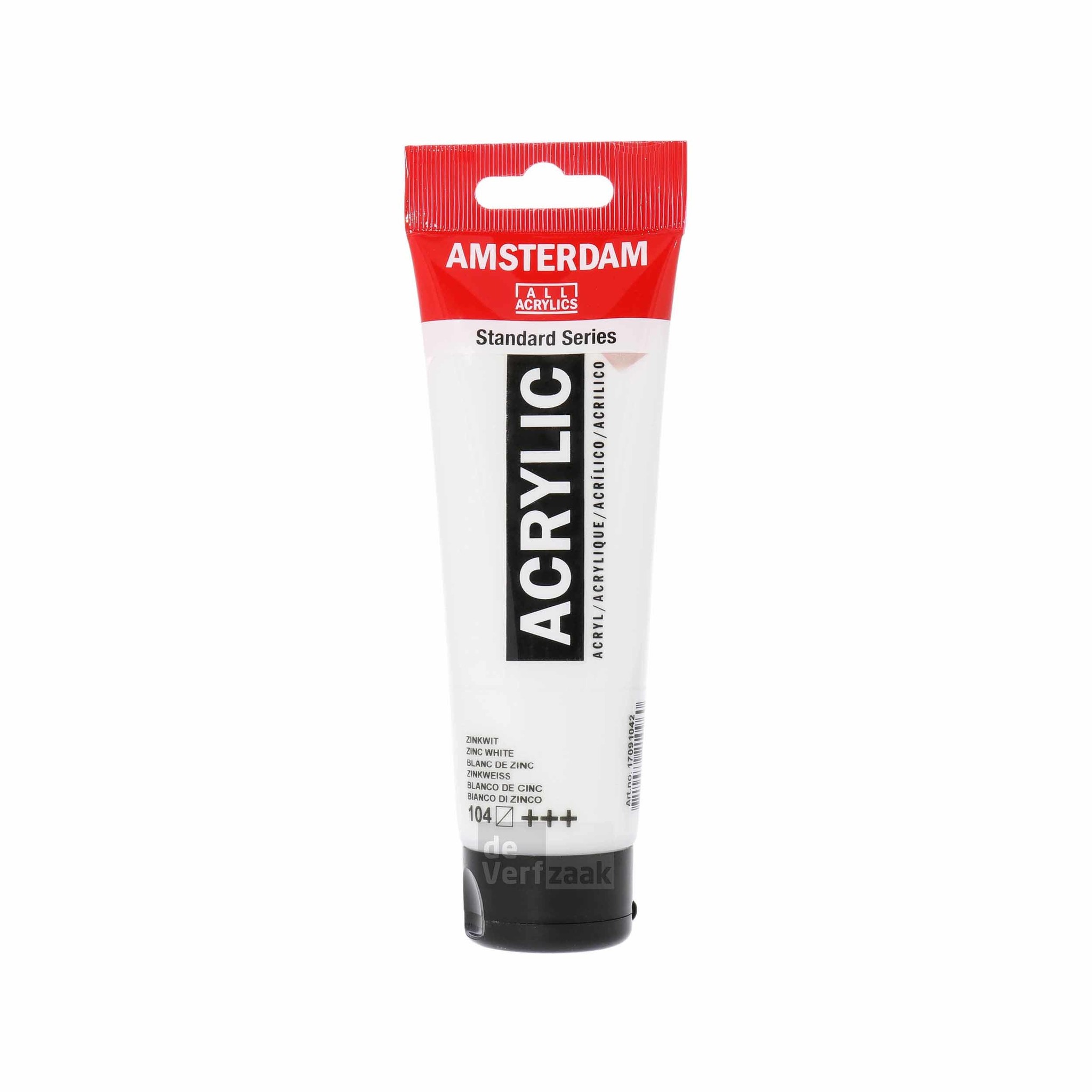 Royal Talens Amsterdam Acrylverf 120 ml - Zinkwit 104