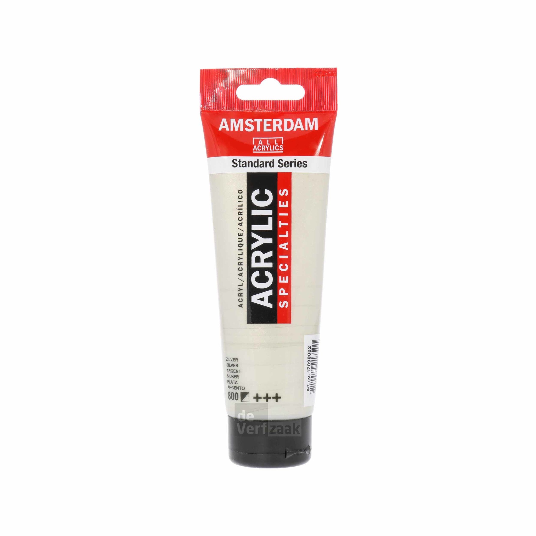 Royal Talens Amsterdam Acrylverf 120 ml - Zilver 800