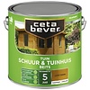 Cetabever Schuur en Tuinhuis Beits Transparant Zijdeglans - Licht Eiken