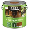 Cetabever Schuur en Tuinhuis Beits Transparant Zijdeglans - Teak