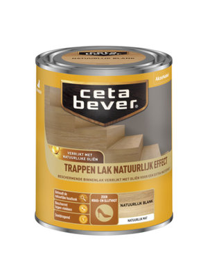 Cetabever Trappen Lak Natuurlijk Effect Mat - Blank - 0,75 liter