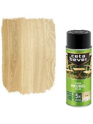 Cetabever Tuin Meubel Olie Spuitbus Transparant Zijdemat - 0,4 liter