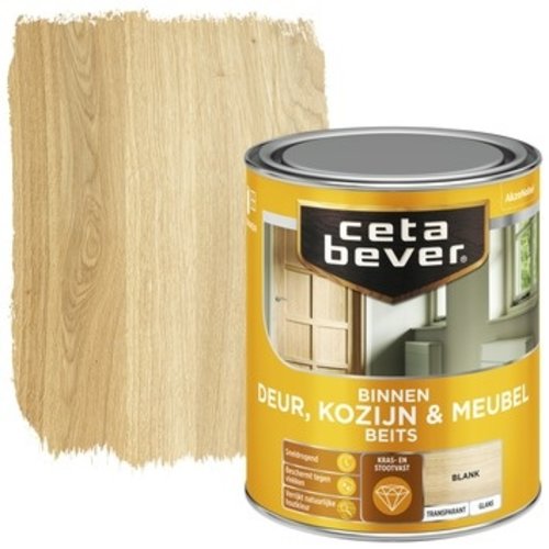 Cetabever Binnenbeits Deur Kozijn en Meubel Transparant Glans - Blank
