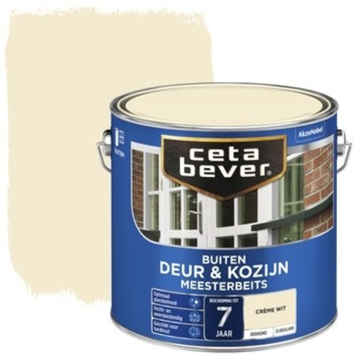 Cetabever Meesterbeits Deur en Kozijn Dekkend Zijdeglans - Creme Wit