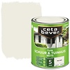 Cetabever Schuur en Tuinhuis Beits Dekkend Zijdeglans - RAL 9010 - 0,75 liter
