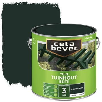 Cetabever Tuinhout Beits Dekkend Zijdeglans - Donkergroen