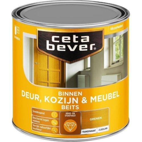 Cetabever Binnenbeits Deur Kozijn en Meubel Transparant Zijdeglans - Grenen
