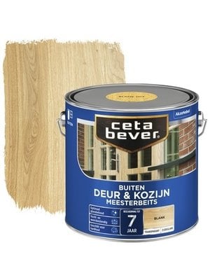 Cetabever Meesterbeits Deur en Kozijn Transparant Zijdeglans - Blank