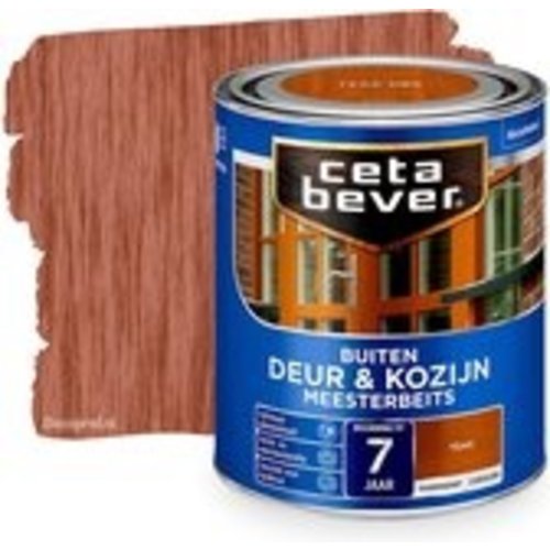 Cetabever Meesterbeits Deur en Kozijn Transparant Zijdeglans - Teak