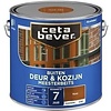 Cetabever Meesterbeits Deur en Kozijn Transparant Glans - Teak