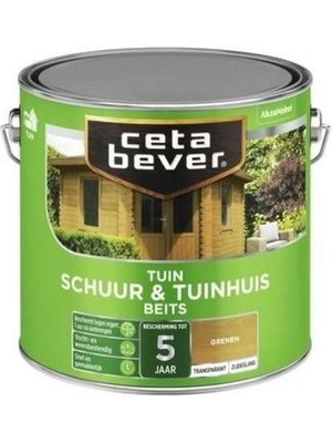 Cetabever Schuur en Tuinhuis Beits Transparant Zijdeglans - Grenen