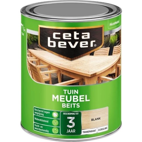 Cetabever Tuin Meubel Beits Transparant Zijdeglans - Blank - 0,75 liter