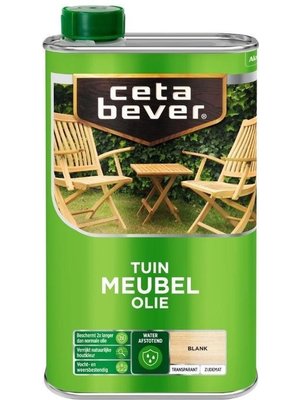 Cetabever Tuin Meubel Olie Transparant Zijdemat - Blank - 0,5 liter