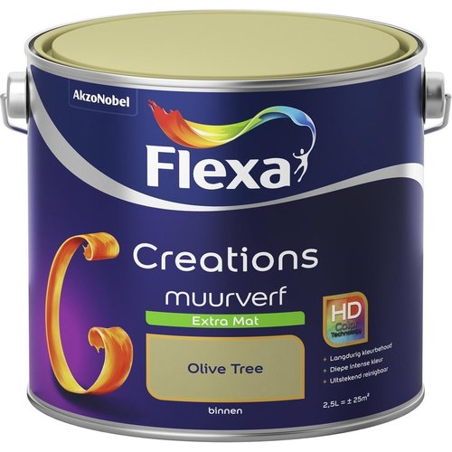 Flexa Creations Muurverf Extra Mat - Olive Tree