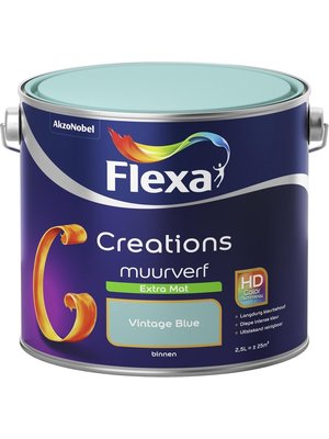 Flexa Creations Muurverf Extra Mat - Vintage Blue