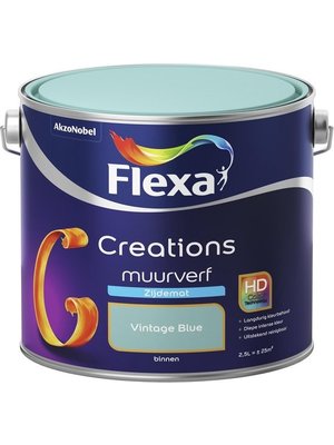 Flexa Creations Muurverf Zijdemat - Vintage Blue