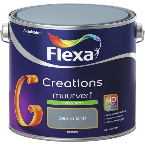Flexa Creations Muurverf Extra Mat - Denim Drift