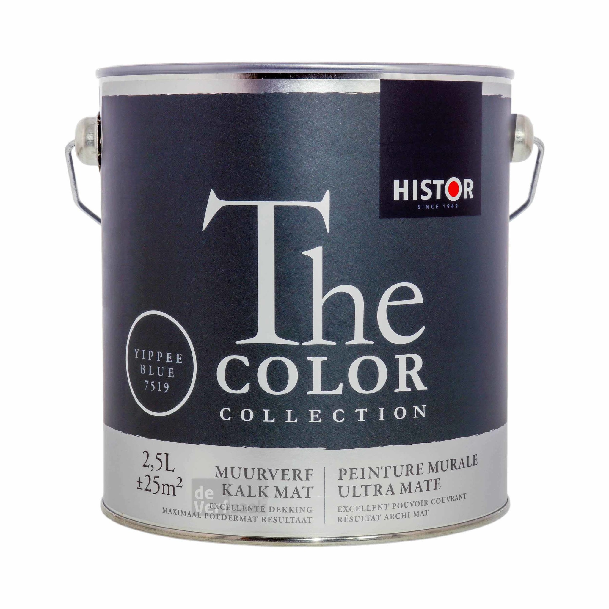 Dressoir Klik iets Histor The Color Collection Muurverf Kalkmat - Yippee Blue - 2,5 liter  kopen? | Korting tot 40% - De Verfzaak