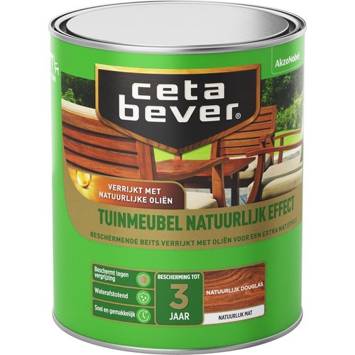 Cetabever Tuinmeubel Natuurlijk Effect Mat - Douglas - 0,75 liter