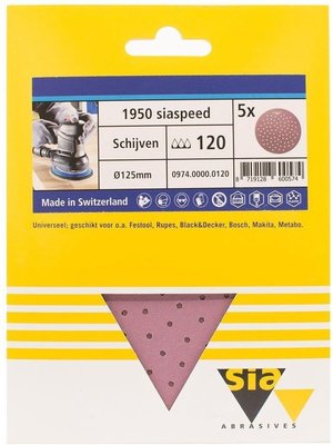 Sia Siaspeed Schijf 125mm - 5 Stuks