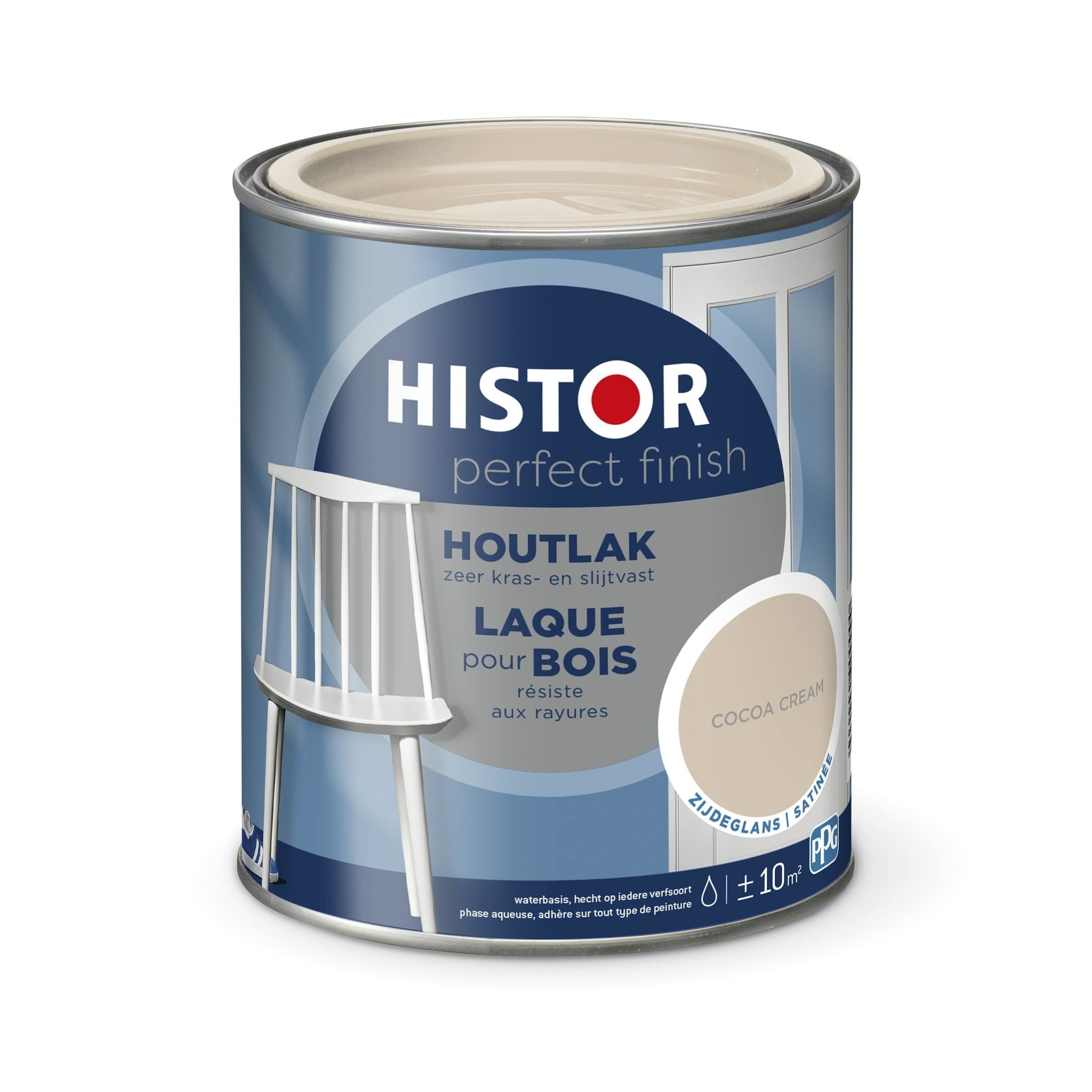 Histor Perfect Finish Houtlak Zijdeglans - Cocoa Cream