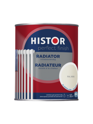 Histor Perfect Finish Radiator Zijdeglans - RAL 9010