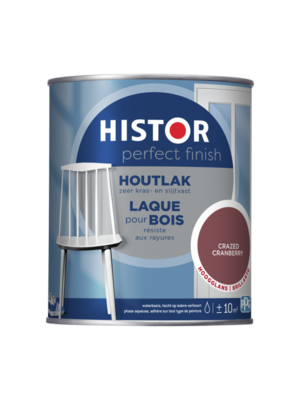 Histor Perfect Finish Houtlak Hoogglans - Crazed Cranberry