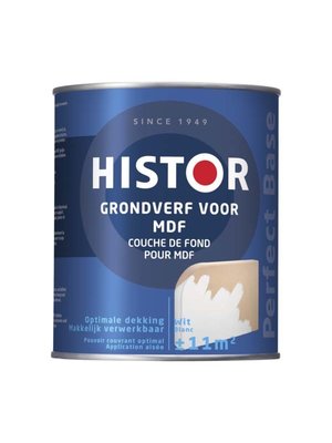 Histor Perfect Base Grondverf voor MDF - Wit