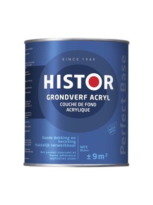 Histor Perfect Base Grondverf Acryl - Wit