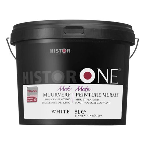 Histor One Muurverf Mat - Wit
