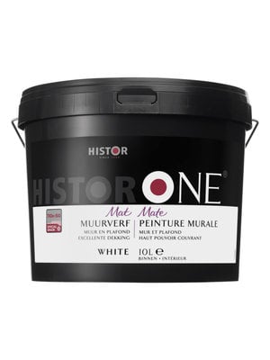 Histor One Muurverf Mat - Wit