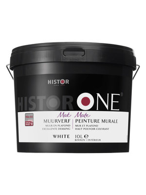 Histor One Muurverf Mat - Wit