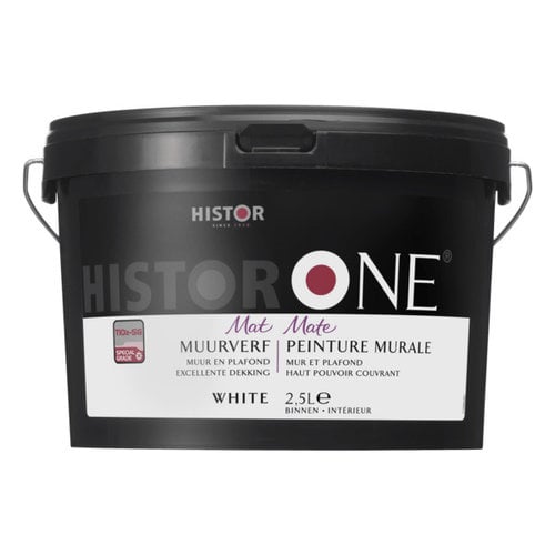 Histor One Muurverf Mat - Wit