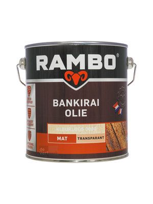 Rambo Bankirai Olie Transparant