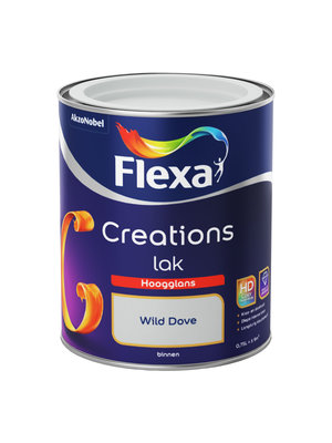 Flexa Creations Lak Hoogglans - Wild Dove