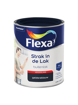 Flexa Strak in de Lak Buitenlak Hoogglans - 1710 Geldersblauw