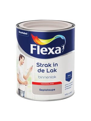 Flexa Strak in de Lak Binnenlak Hoogglans - Sepiataupe