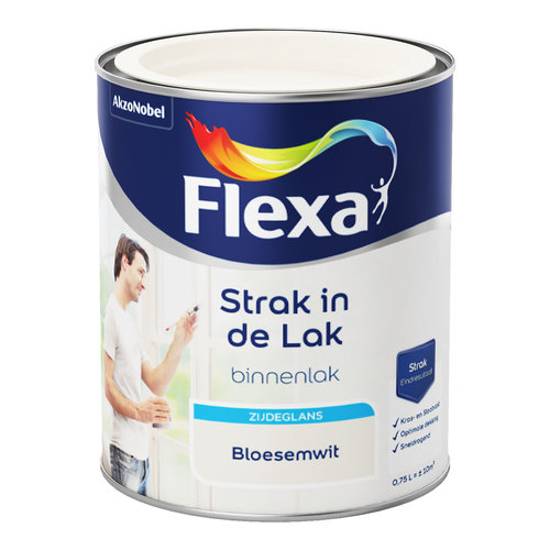 Flexa Strak in de Lak Binnenlak Zijdeglans - 1024 Bloesemwit