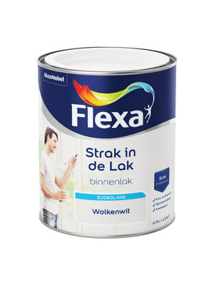 Flexa Strak in de Lak Binnenlak Zijdeglans - 1050 Wolkenwit