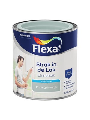 Flexa Strak in de Lak Binnenlak Zijdeglans - Eucalyptusgrijs