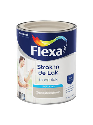 Flexa Strak in de Lak Binnenlak Zijdeglans - Zandsteenbruin