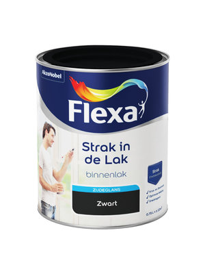 Flexa Strak in de Lak Binnenlak Zijdeglans - Zwart