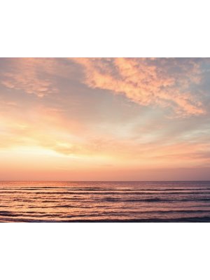 Galerie Atmosphere Fotobehang met ondergaande zon in de zee G78427