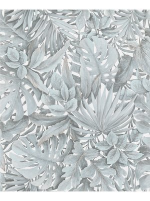Noordwand Botanica Behang met grote bladeren 33306