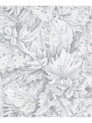 Noordwand Botanica Behang met grote bladeren 33308