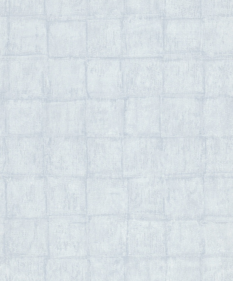 Noordwand Botanica Behang met vierkante tegels 33969
